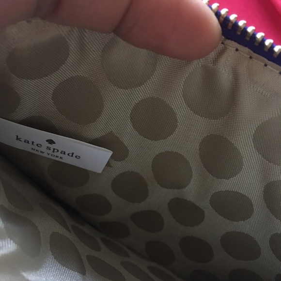 Navy Kate Spade Slim Wallet Wristlet - Picture 2 of 3